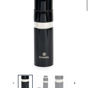 CHANEL Elegant Black and White Cylinder